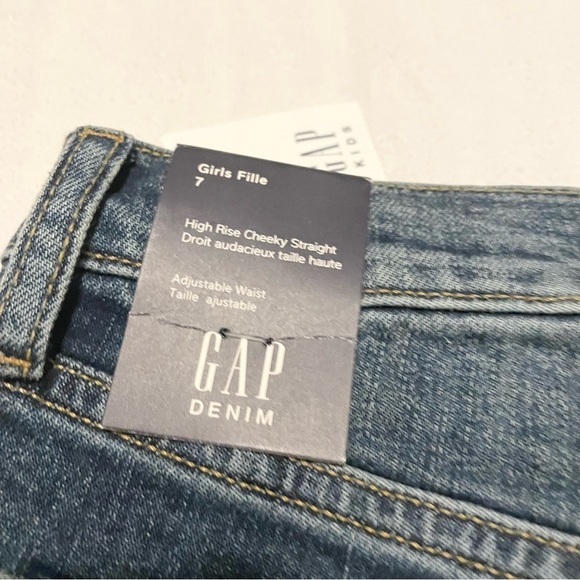 Gap Kids Stretch High Rise Jeans Size 7 - Picture 12 of 16